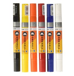 Set 6 Marqueurs Acrylic Marker One4All Twin 01