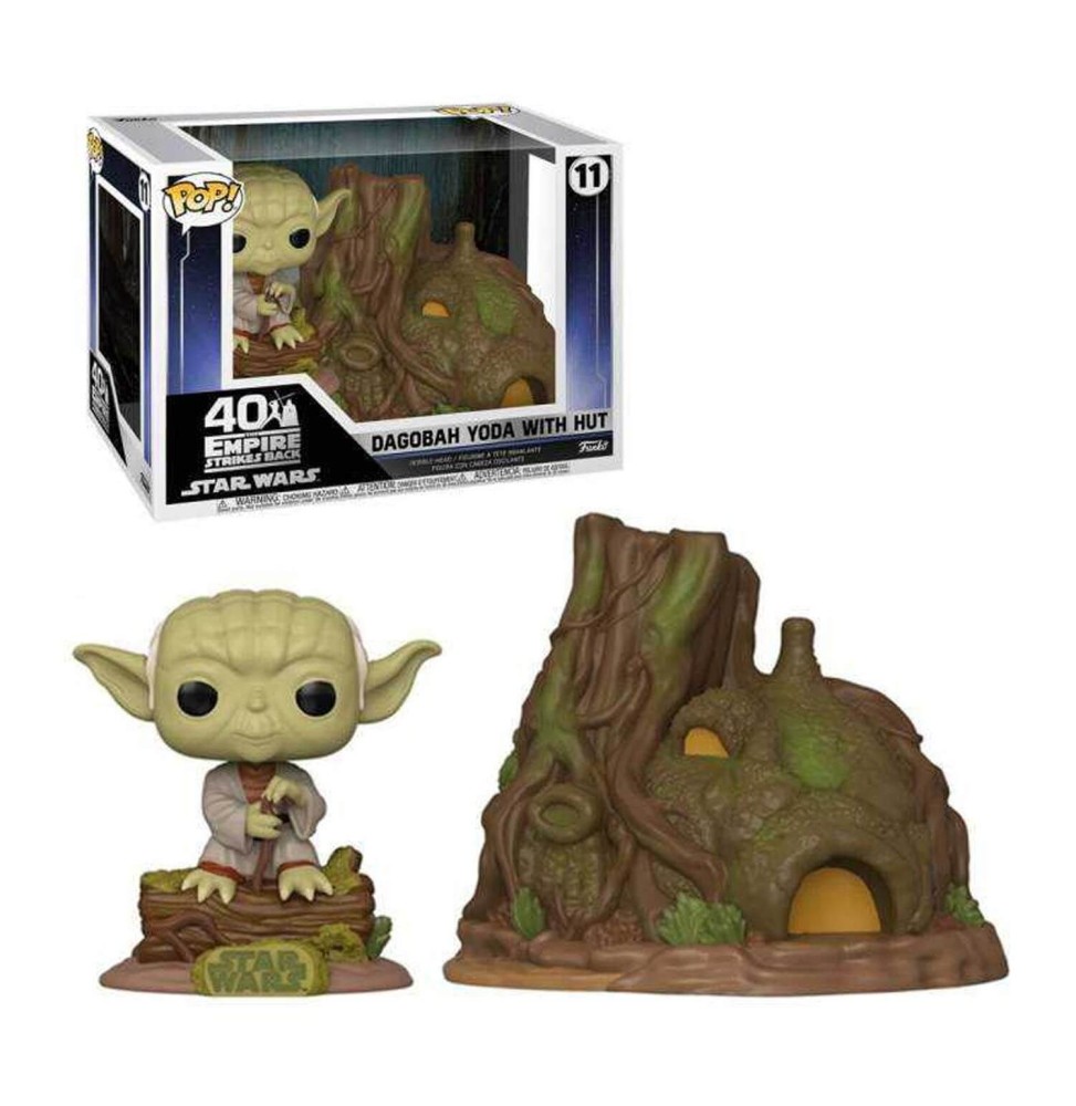 Figurine Star Wars - Yoda's Hut 40th Anniv Pop Town 10cm