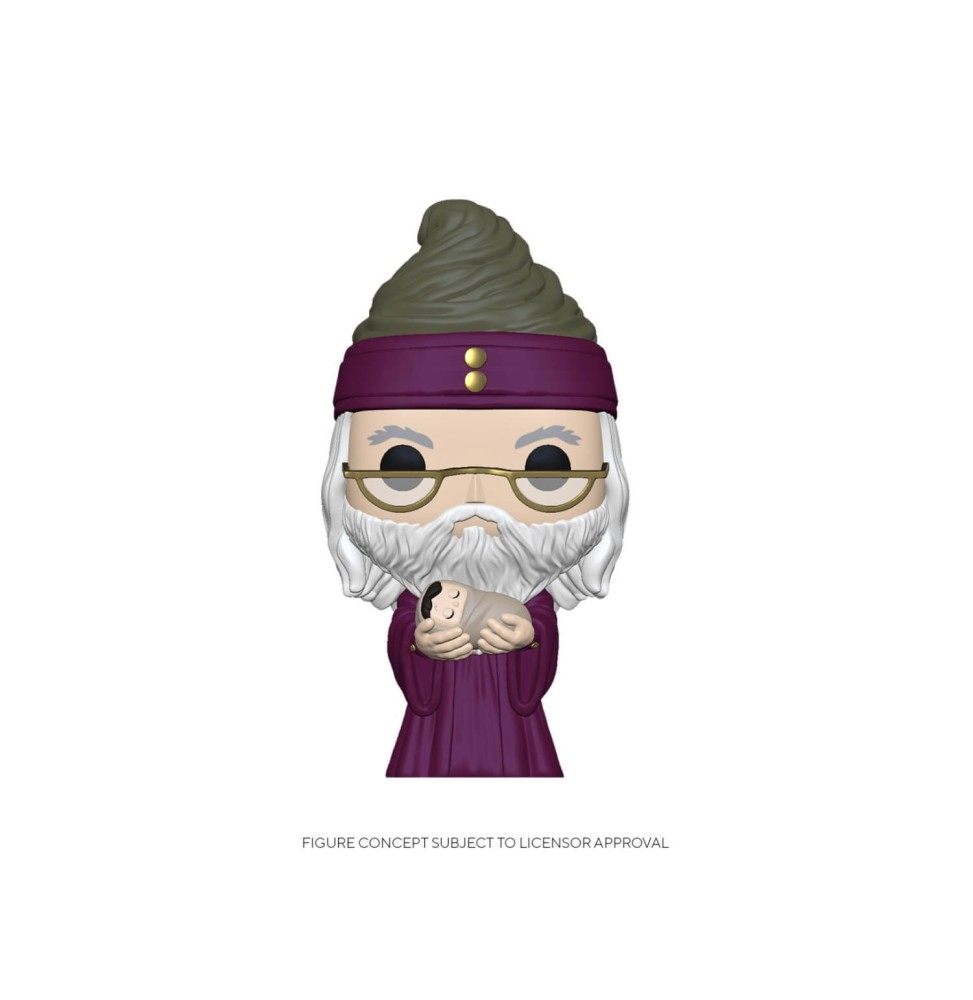 Figurine Harry Potter - Dumbledore With Baby Harry Pop 10cm