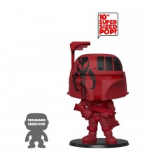 Figurine Star Wars - Boba Fett Red Black Logo Pop 25cm