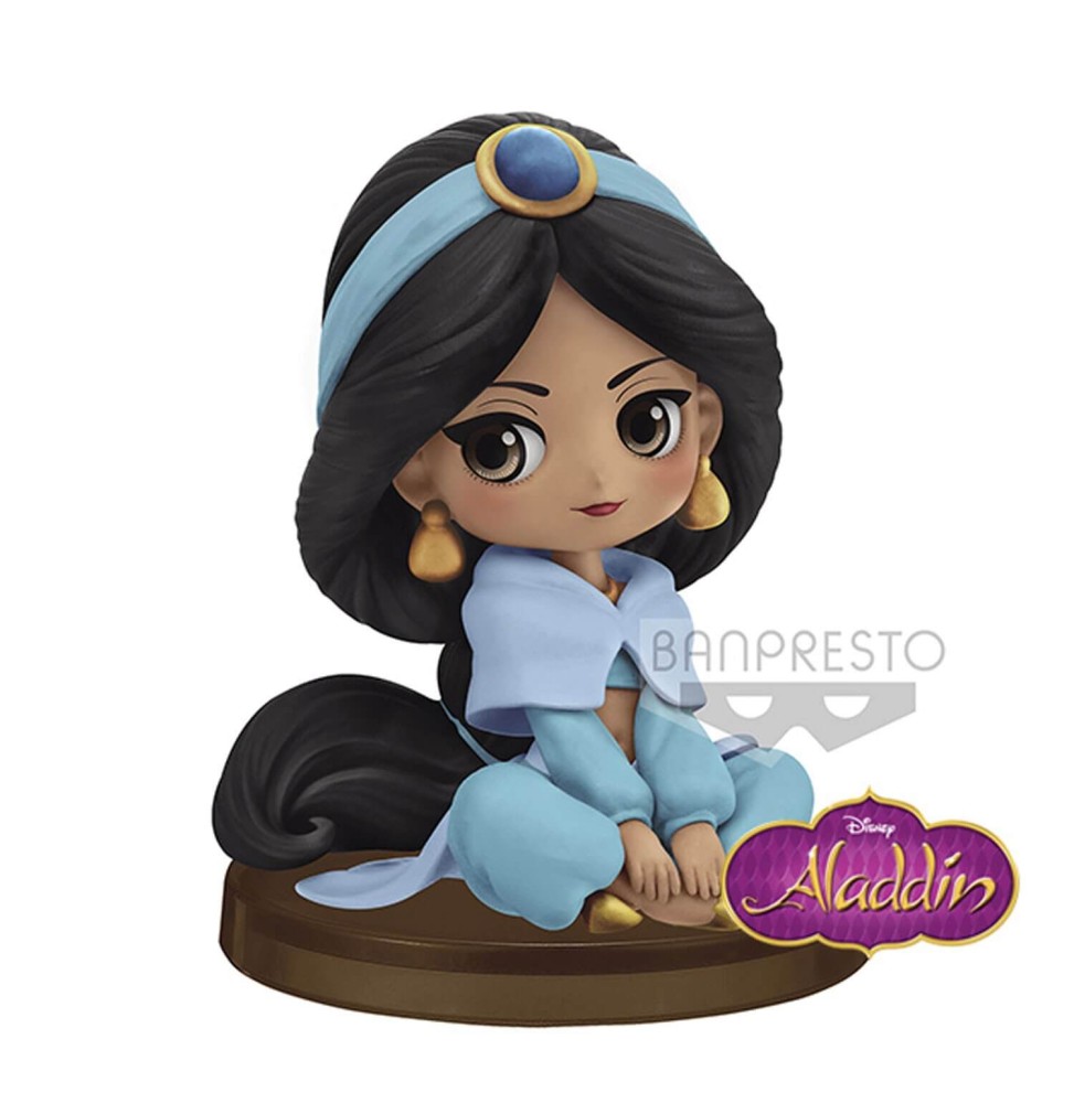 Figurine Disney - Jasmine Assise Q Posket Petit 4cm