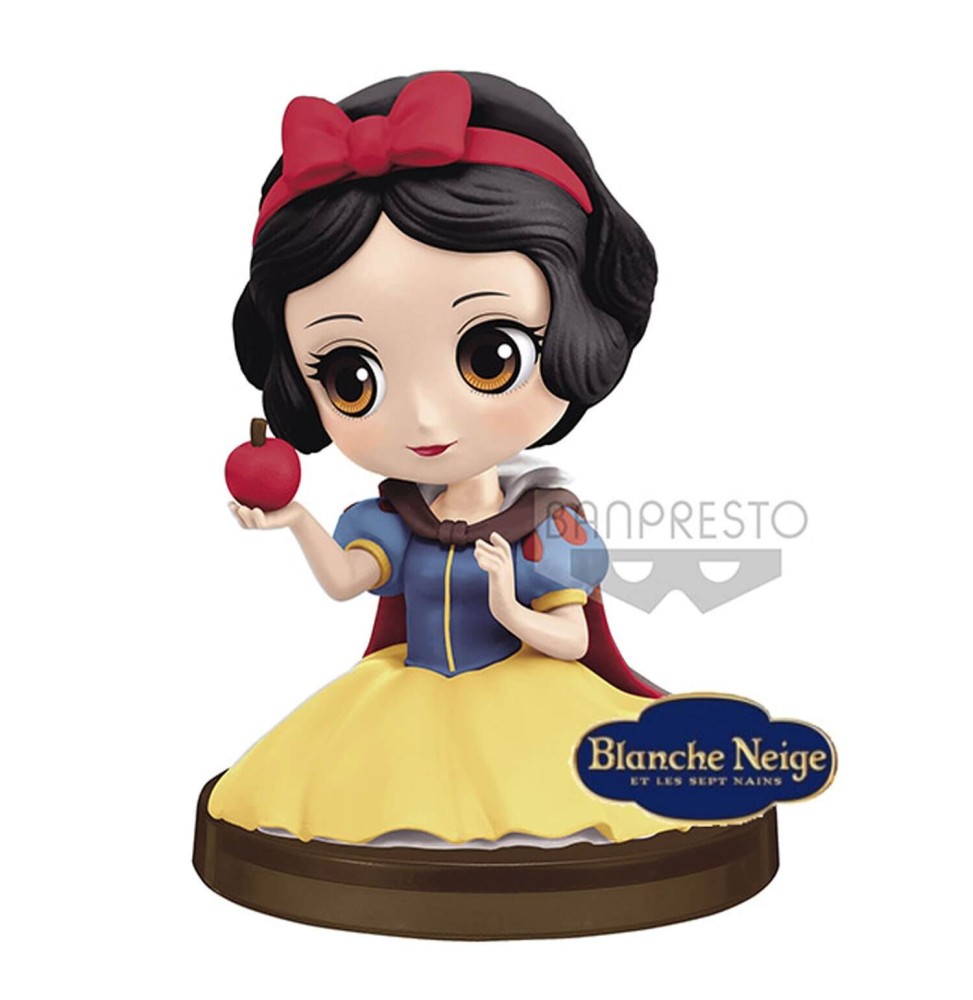 Figurine Disney - Blanche Neige Assise Q Posket Petit 4cm