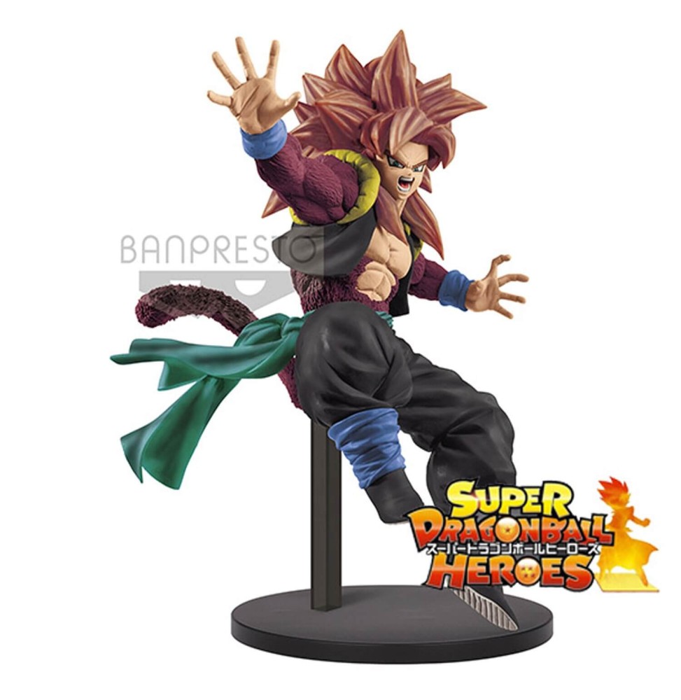 Figurine DBZ Super Dragon Ball Heroes 9Th Anniversaire - Super Saiyan 4 Gogeta Xeno 18cm