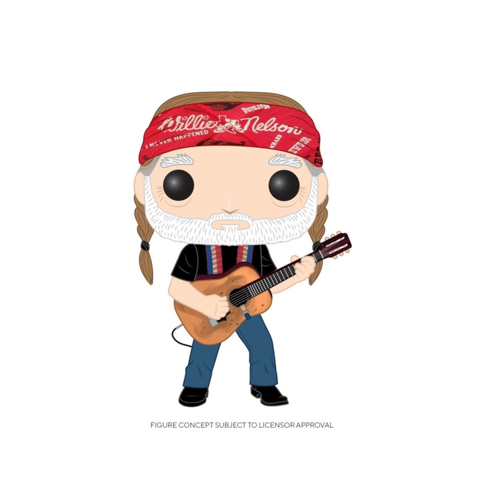 Figurine Rocks - Willie Nelson Pop 10cm