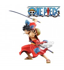 Figurine One Piece - Monkey D Luffy Super Master Stars Piece Manga Dimension 19cm