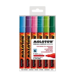 Set 6 Marqueurs Acrylic Marker One4All Basic Set 2 4mm