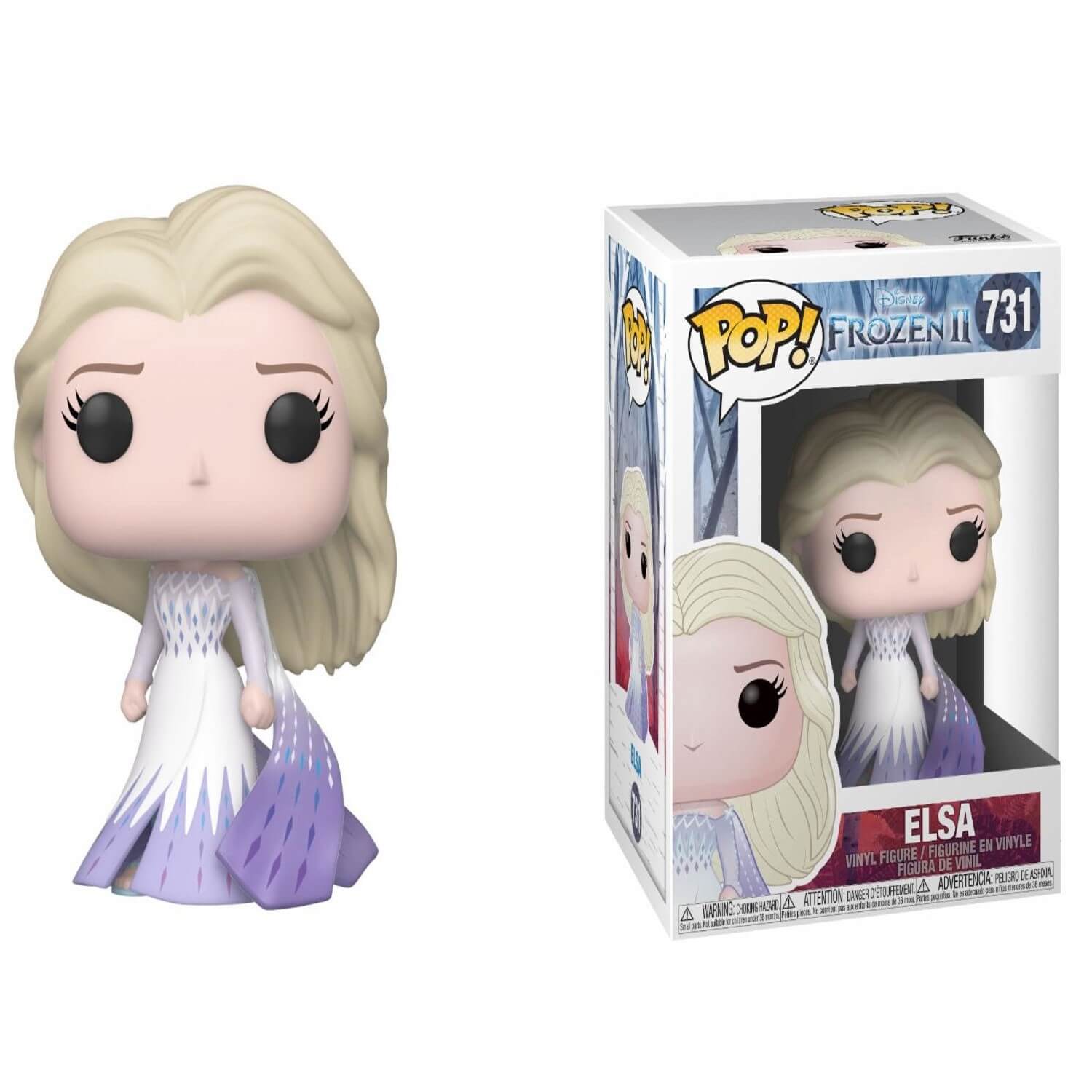 Figurine Disney Reine des Neiges 2 - Elsa Power Pop 10cm - Funko