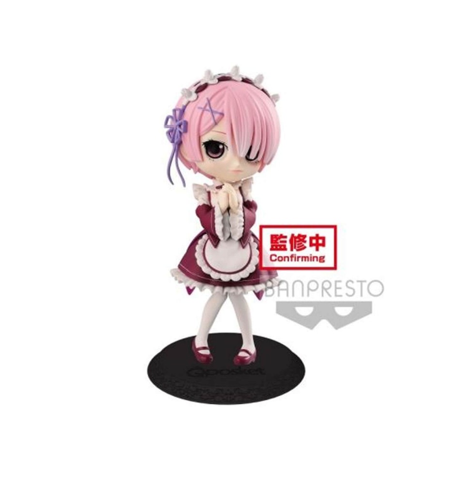 Figurine Re Zero - Ram Q-Posket (Ver. B) 14cm