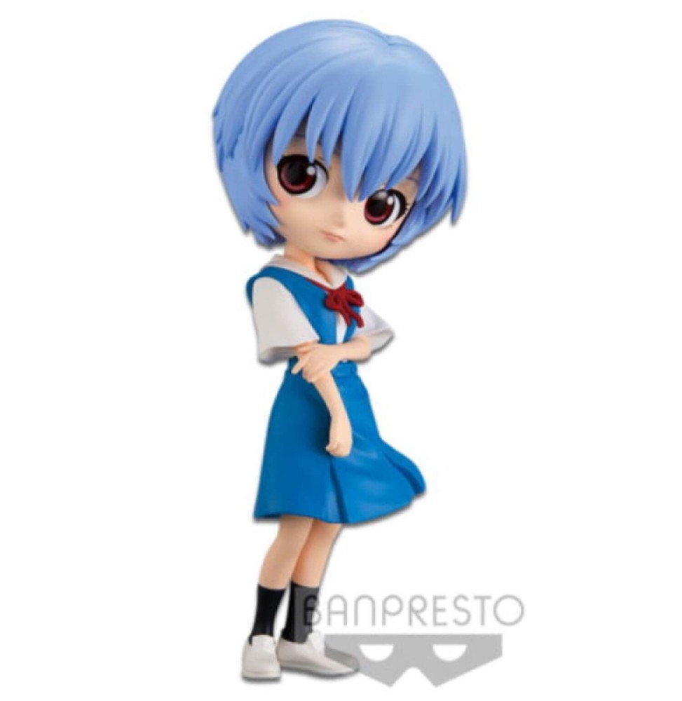 Figurine Evangelion - Rei Ayanami Color A Q Posket 14cm