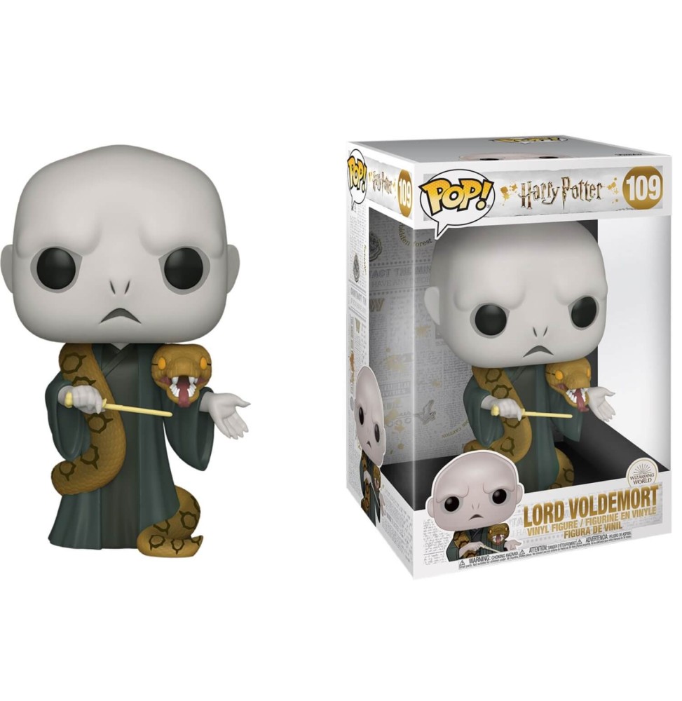 Figurine Funko Pop XXL Voldemort avec Nagini - Harry Potter 25cm