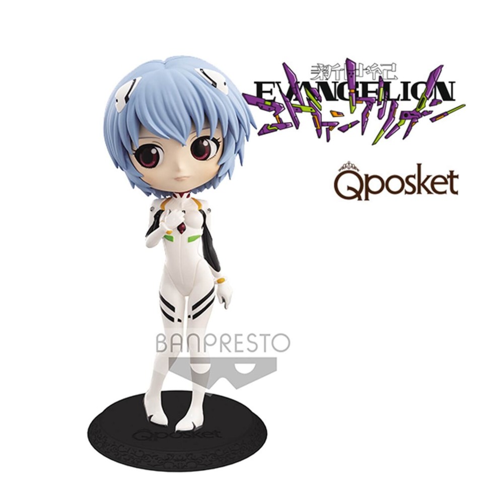 Figurine Evangelion - Rei Ayanami Plugsuit Style Ver A QPosket 14cm