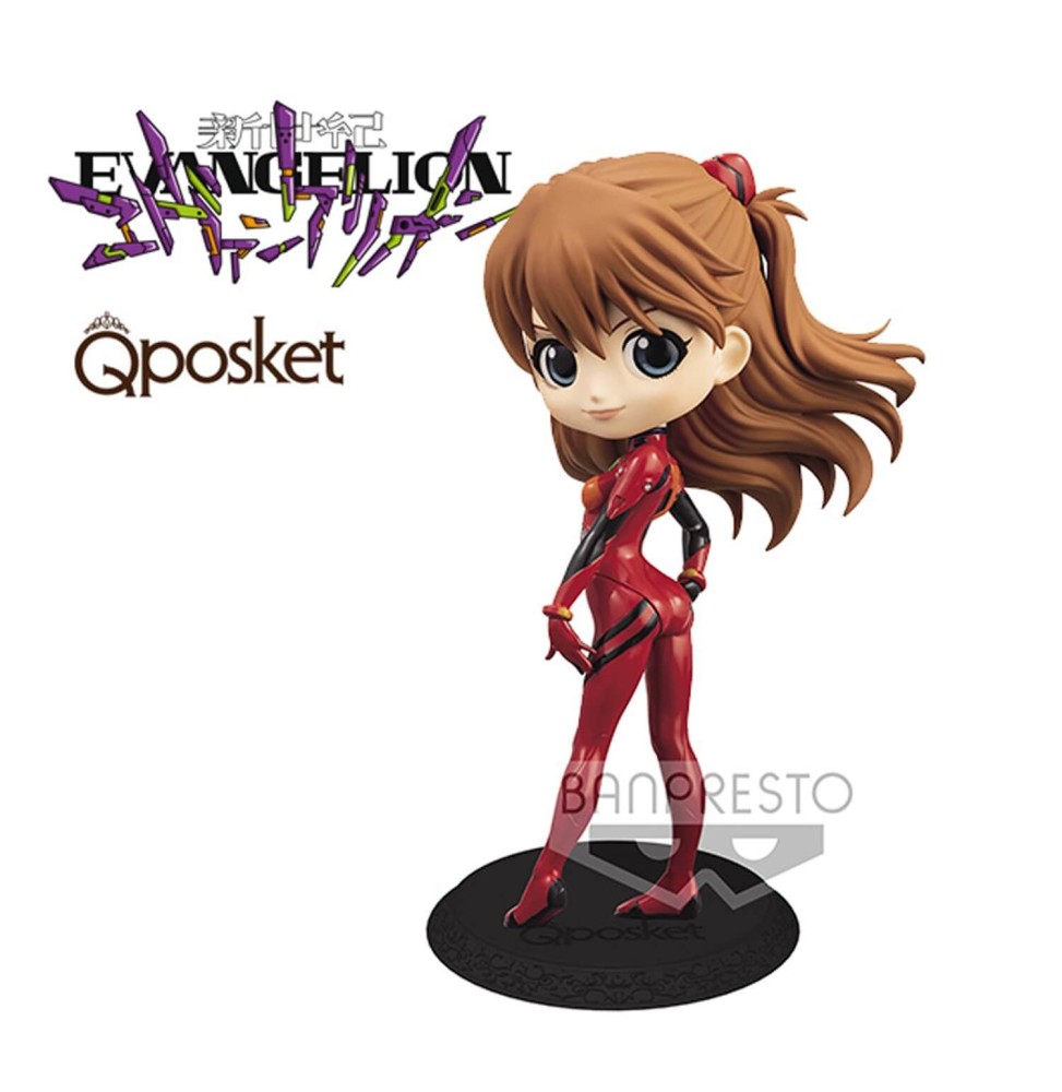 Figurine Evangelion - Asuka Shikinami Langley Plugsuit Style Ver A QPosket 14cm