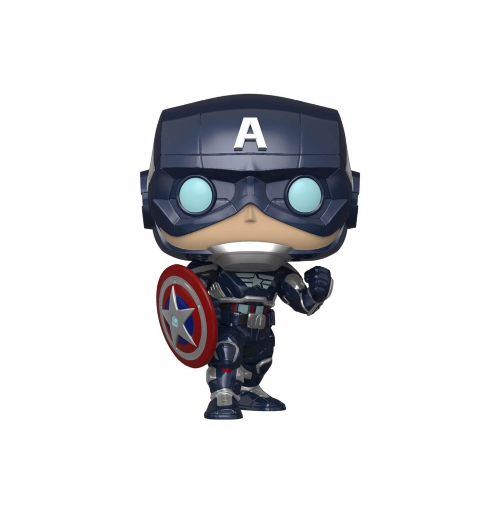 Figurine Marvel Avengers Game - Captain America Pop 10cm