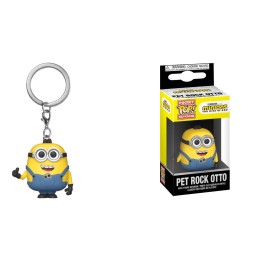 Porte Clé Minions 2 - Pet Rock Otto Pocket Pop 4cm