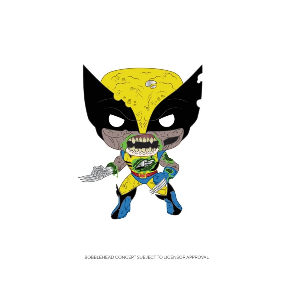 Figurine Marvel - Zombies Wolverine Pop 10cm