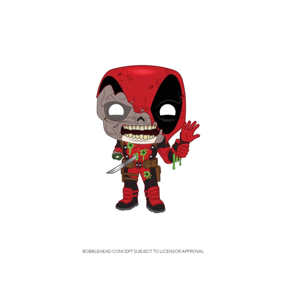 Figurine Marvel - Zombies Deadpool Pop 10cm