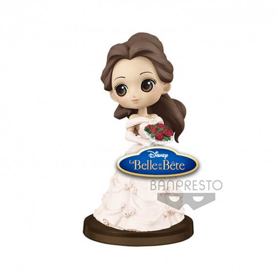 Figurine Disney - Belle White Dress Story Of Belle Ver E Q Posket Petit 7cm