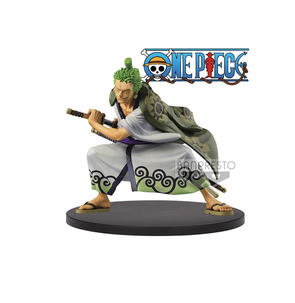 Figurine One Piece - Roronoa Zoro Wanokuni King Of Artist 14cm