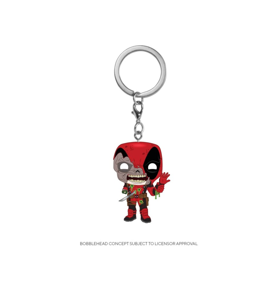 Porte Clé Marvel - Zombies Deadpool Pop 4cm