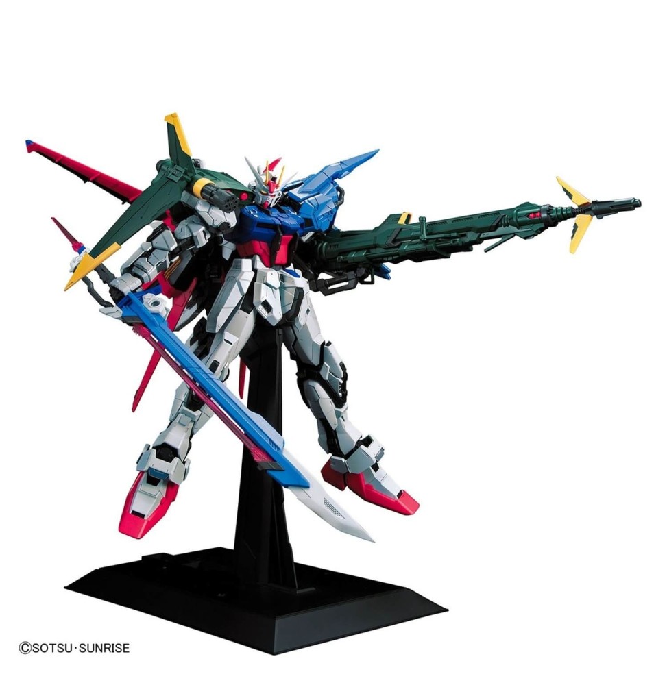 Maquette Gundam - Perfect Strike Gundam Gunpla PG 1/60 30cm - Banda