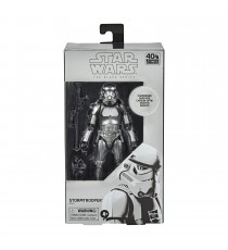 Figurine Star Wars Black Series - Stormtrooper Metallic Carbonized 15cm