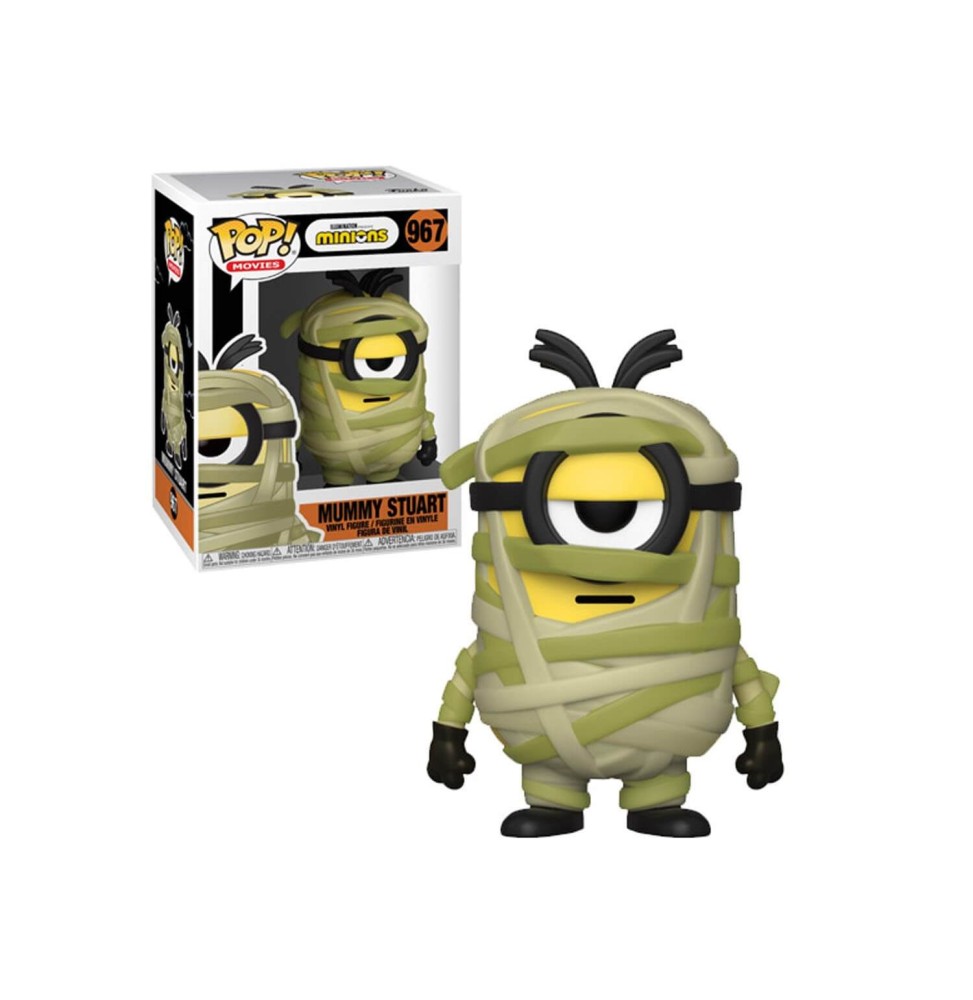 Figurine Minions 2 - Halloween Mummy Stuart Pop 10cm