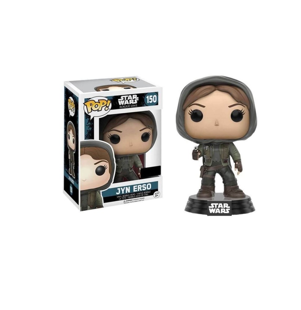 Figurine Star Wars Rogue One - Jyn Erso Hooded Exclu Pop 10cm