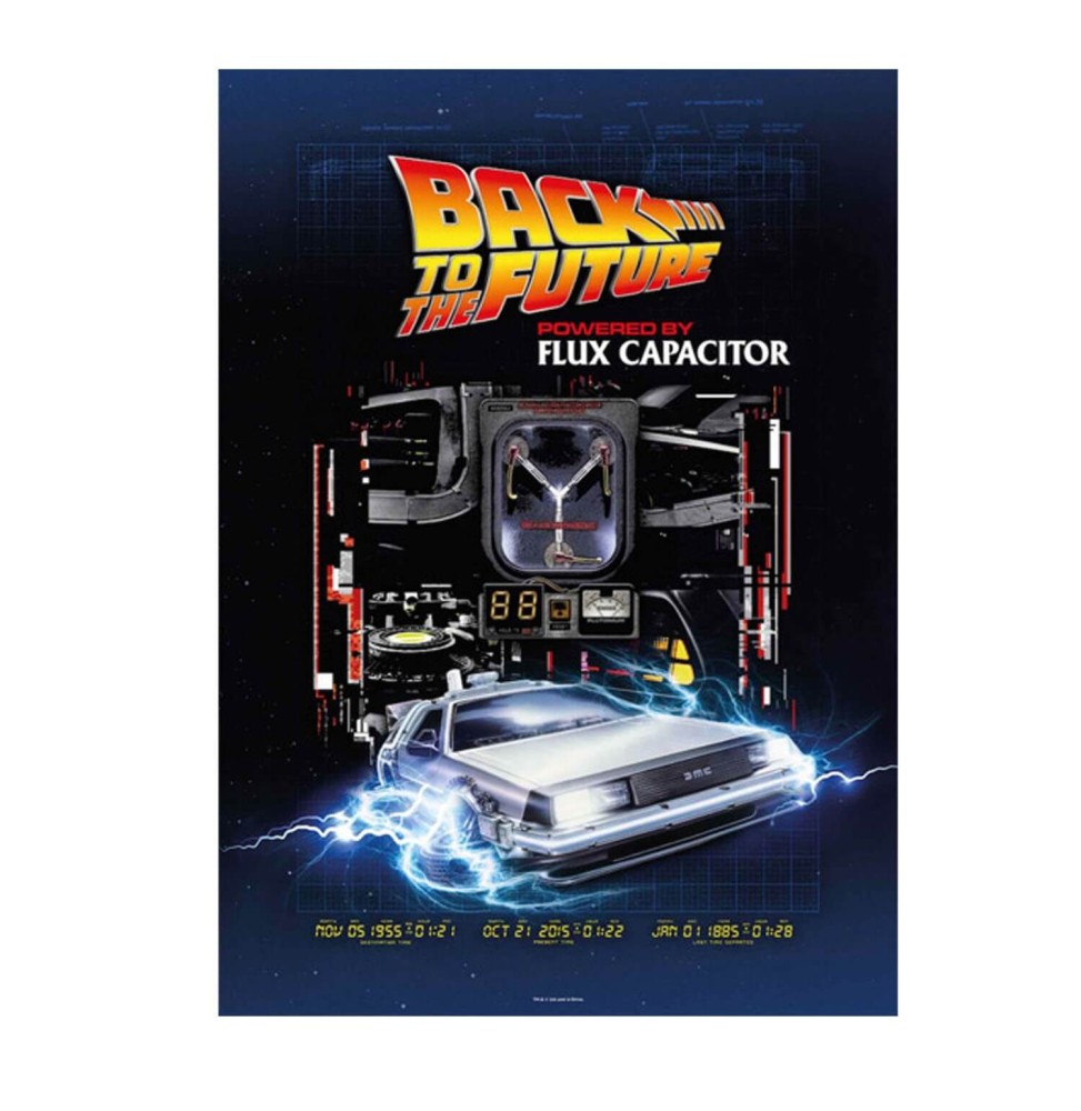 Puzzle Retour Vers Le Futur - Powered By Flux Capacitor 1000pcs