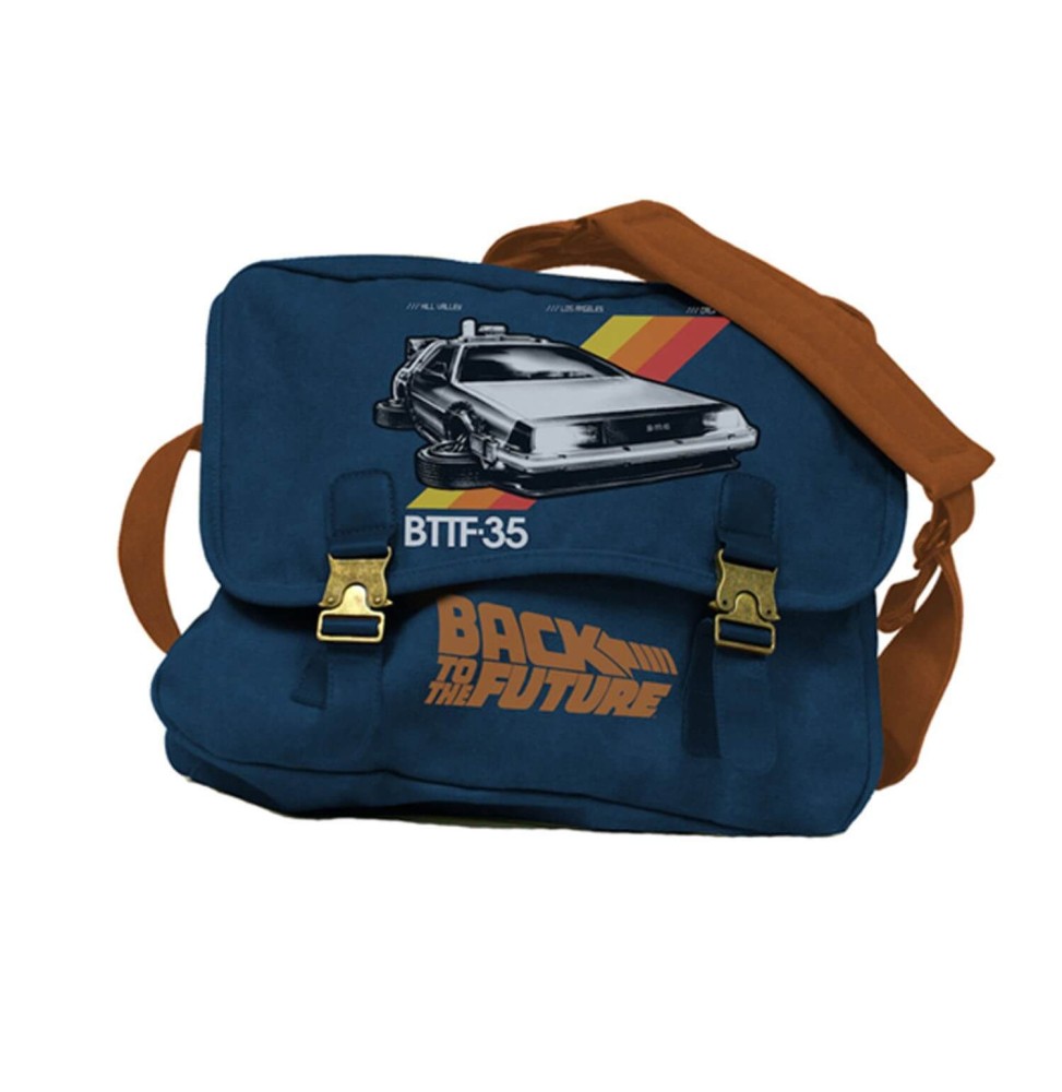 Sac En Toile Retour Vers Le Futur - Delorean