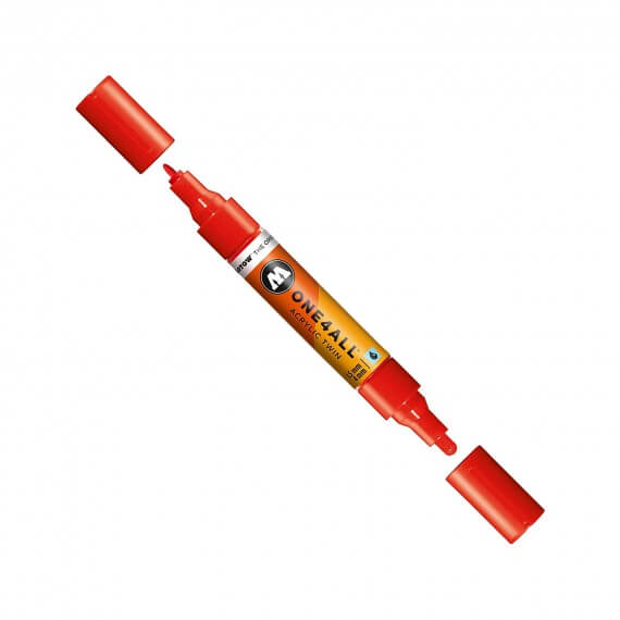 Marqueur Acrylic Twin OneForAll 013 Rouge Trafic 1.5/4mm