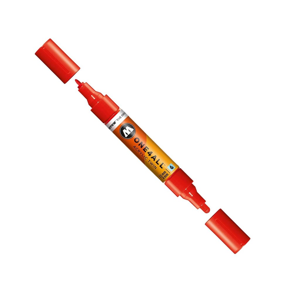 Marqueur Acrylic Twin OneForAll 013 Rouge Trafic 1.5/4mm