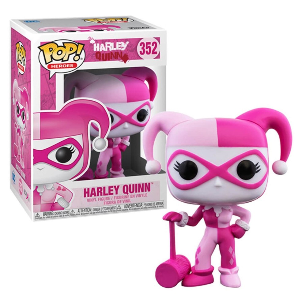 Figurine DC BCA - Pink Harley Quinn Pop 10cm