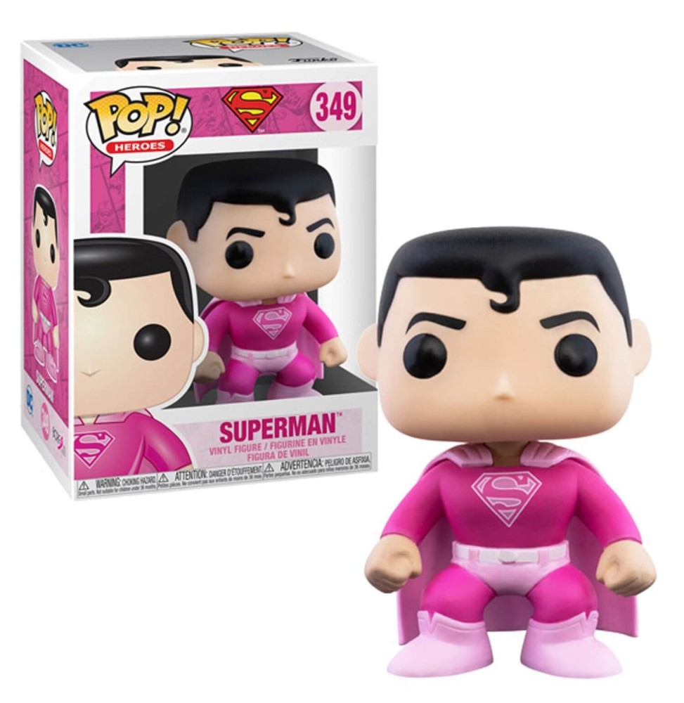 Figurine DC BCA - Pink Superman Pop 10cm