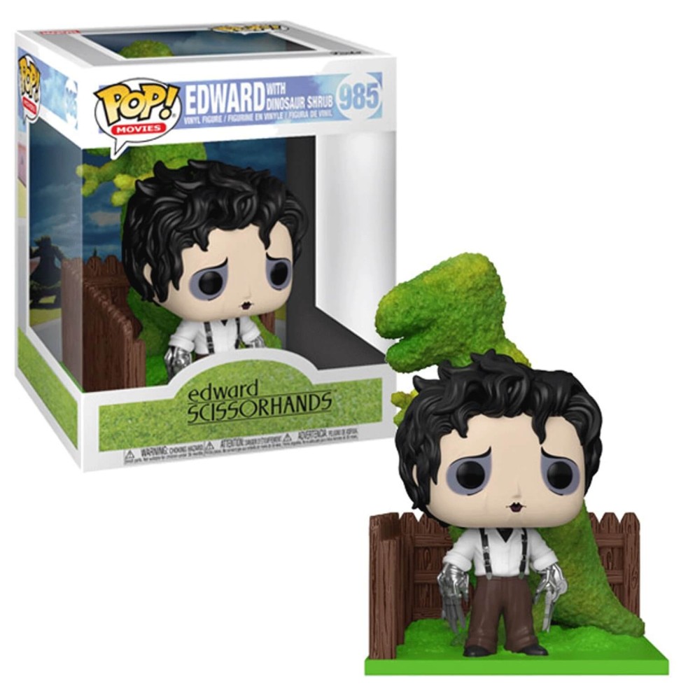 Figurine Edward Scissorhands - Movie Moments Edward & Dino Hedge Pop 10cm