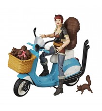 Figurine Marvel Legends - Riders Squirrel Girl & Motorbike 15cm