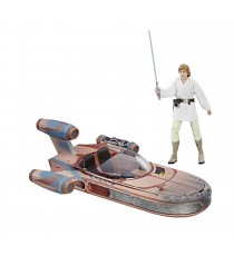 Figurine Star Wars Black Series - Luke Skywalker & Landspeeder 25cm