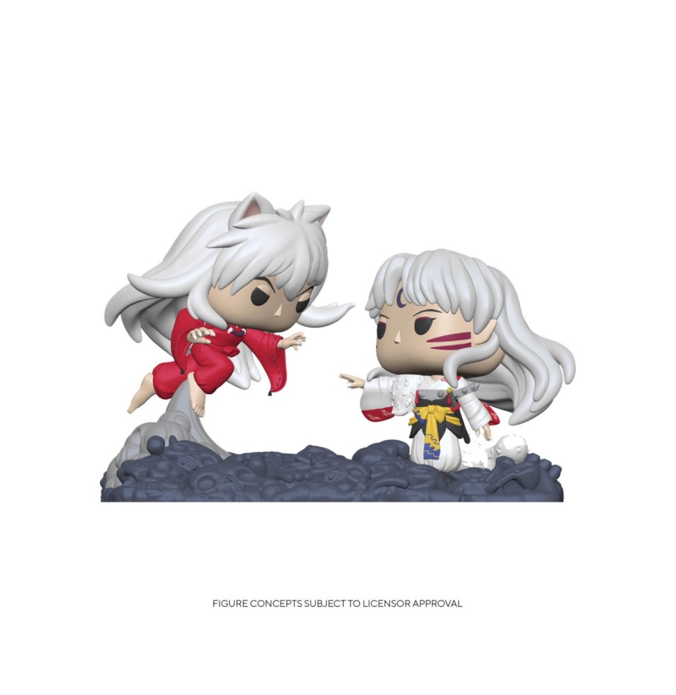 Figurine Inuyasha - Inuyasha Vs Sesshomaru Movie Moment Pop 10cm