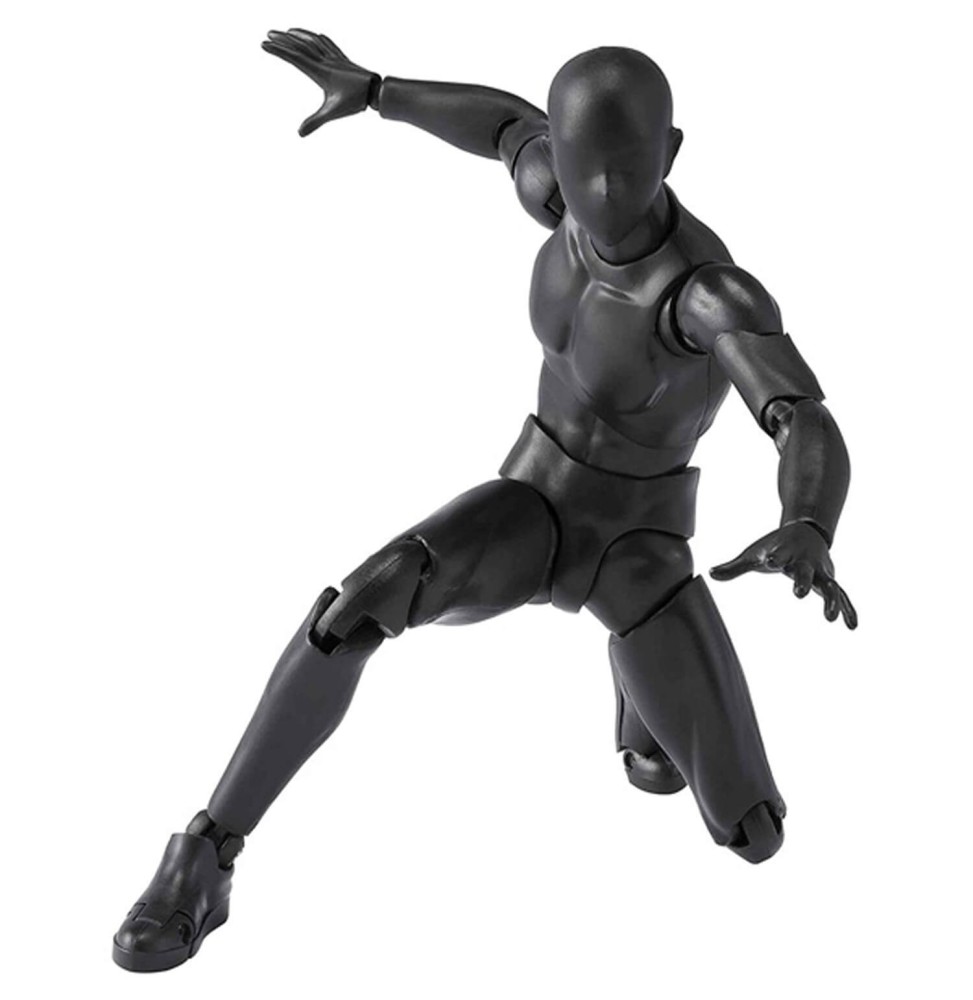 Figurine Homme Body Couleur Gris Sh Figuarts 13cm