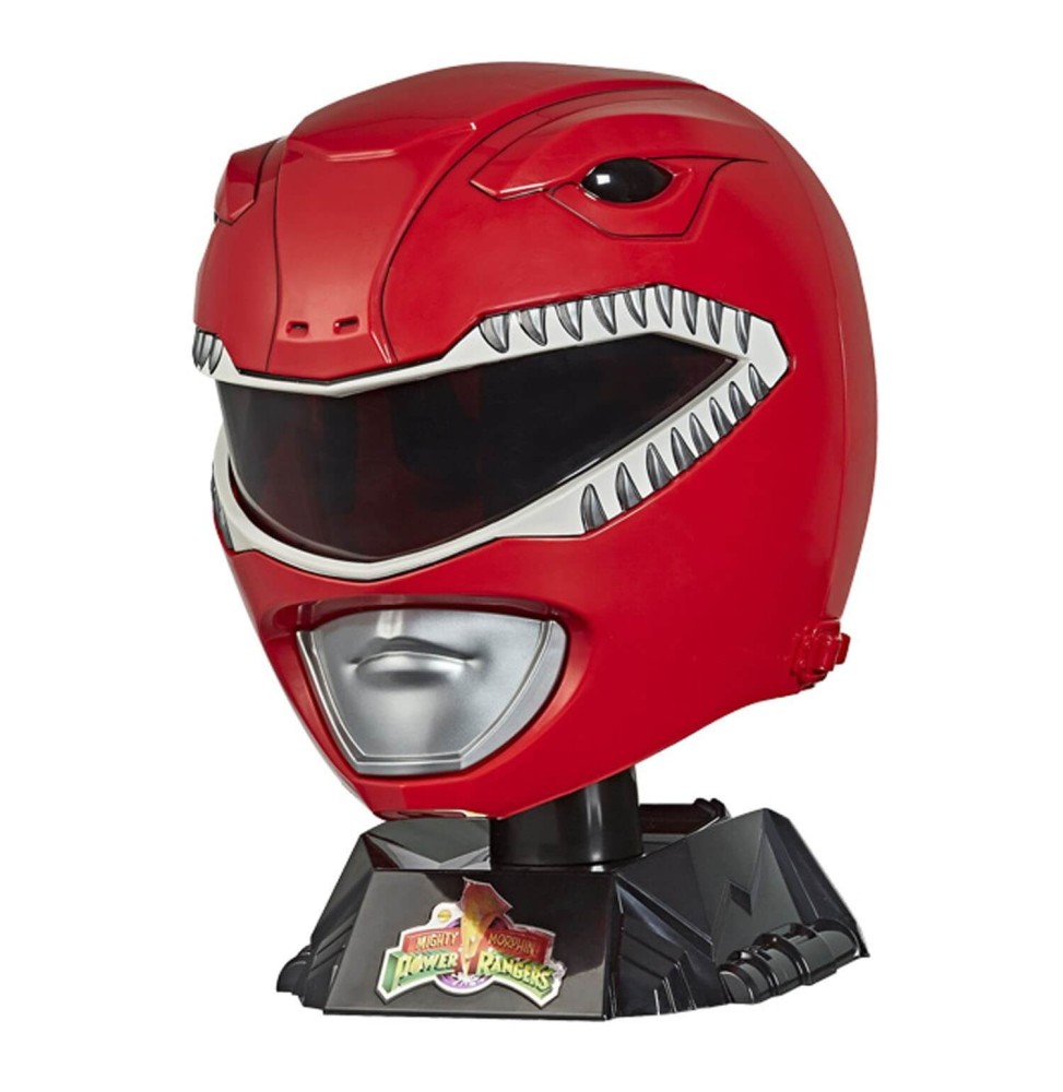 Réplique Power Rangers - Casque Deluxe Red Ranger Lightning Collection Echelle 1