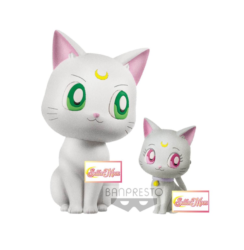 Figurine Sailor Moon - Artemis & Diana Fluffy Puffy 7cm