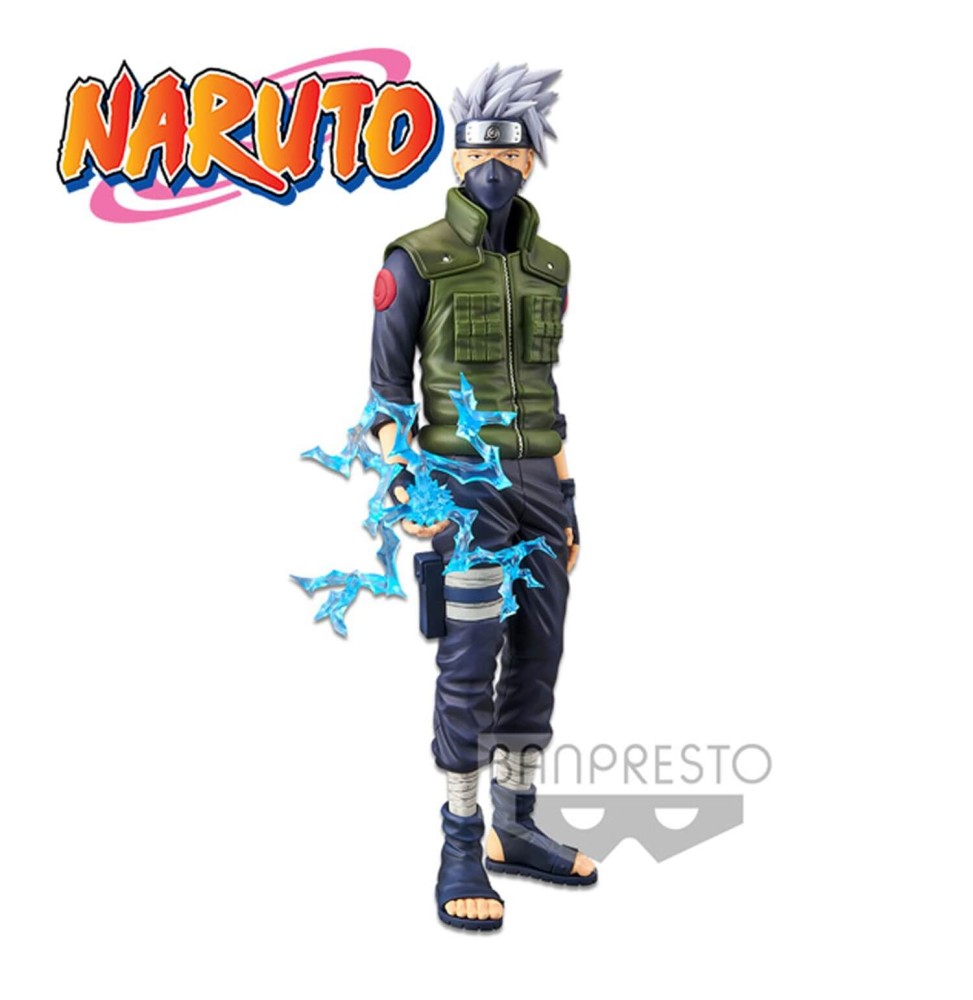 Figurine Naruto Shippuden - Grandista Nero Hatake Kakashi 26cm