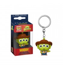 Porte Clé Disney Pixar - Alien As Woody Pocket Pop 4cm