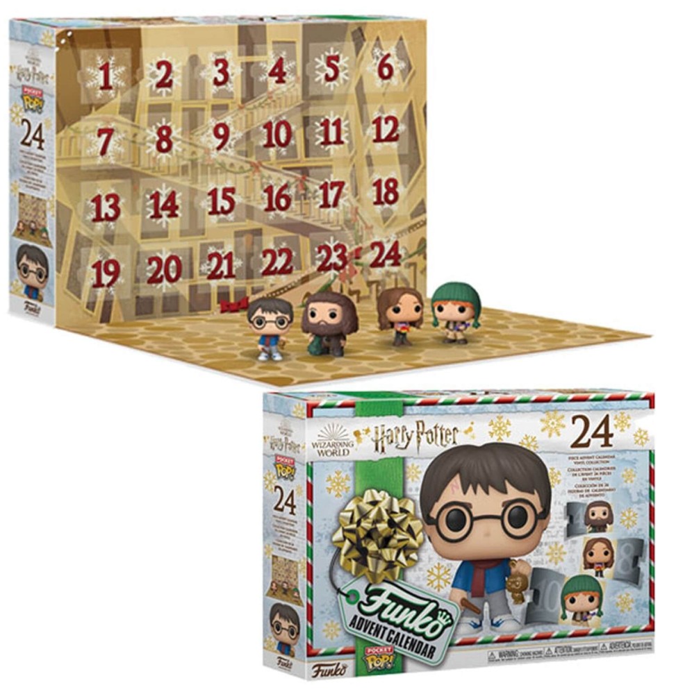 Calendrier De L'Avent Harry Potter Pocket Pop Version 3 Edition Limitée 24pcs