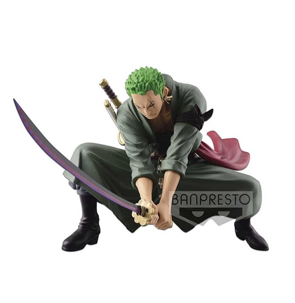 Figurine One Piece - Roronoa Zoro Scultures Big Banpresto Figure Colosseum 4 Vol 3 13cm