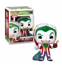 Figurine DC - Santa Joker Holiday Pop 10cm