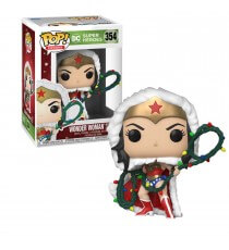 Figurine DC - Wonder Woman W/Lights Lasso Holiday Pop 10cm