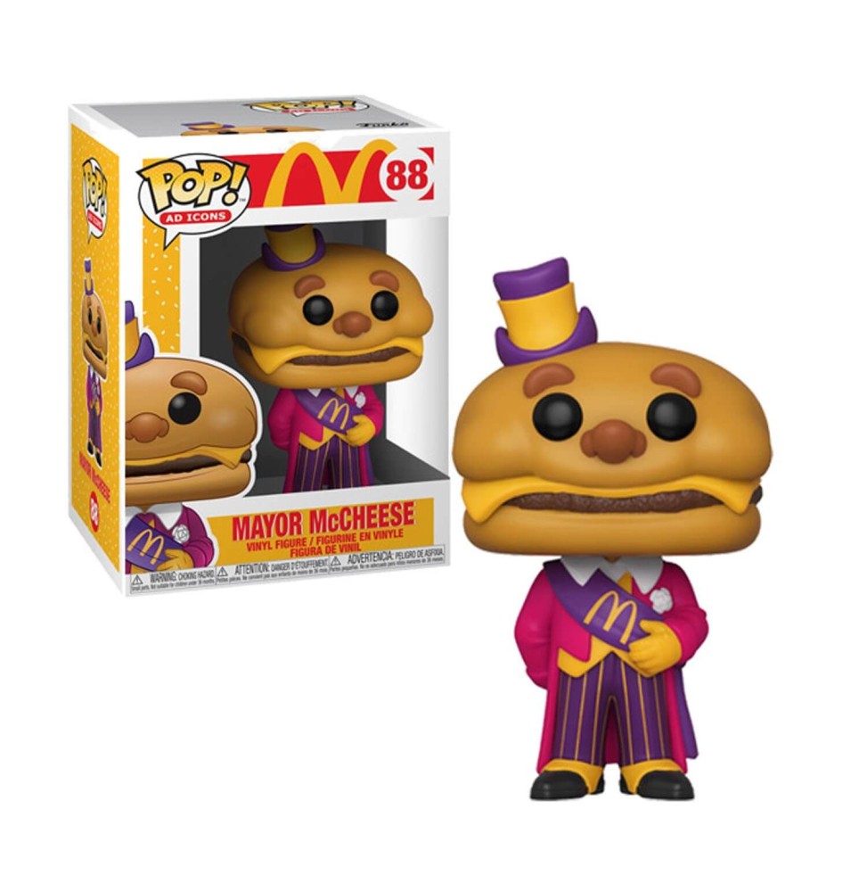 Figurine Mc Donald's - Mayor Mccheese Pop 10cm