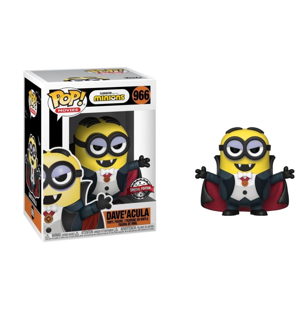 Figurine Minions 2 - Dave'Acula Exclu Pop 10cm