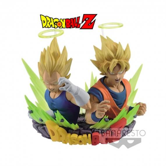 Figurine DBZ - Son Goku & Vegeta Super Saiyan Figuration Vol1 7cm -...