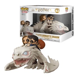 Figurine Harry Potter - Dragon & Harry Ron Hermione Pop Rides 13cm